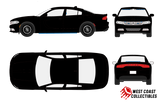 Unmarked Dodge Charger w/ Working Lights