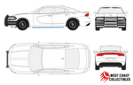 Unmarked Dodge Charger w/ Working Lights