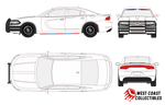 Unmarked Dodge Charger w/ Working Lights