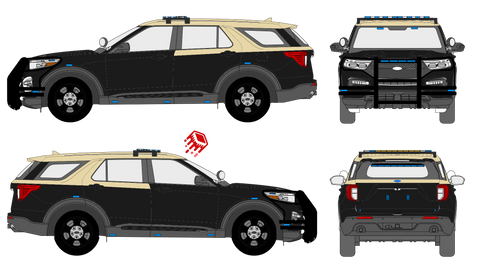 2022 Florida Highway Patrol FPIU w/ Working Lights