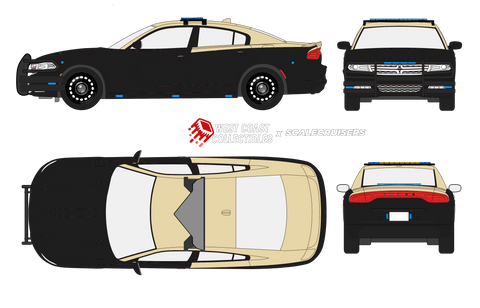 Florida Highway Patrol Dodge Charger w/ Working Lights