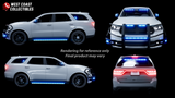 PRE-ORDER 1/24 Unmarked Dodge Durango w/Working Lights