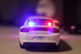 1/24 2022 California Highway Patrol Polar Bear Dodge Charger w/ Working Lights