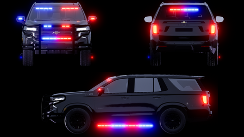 Unmarked Chevy Tahoe w/ Working Lights